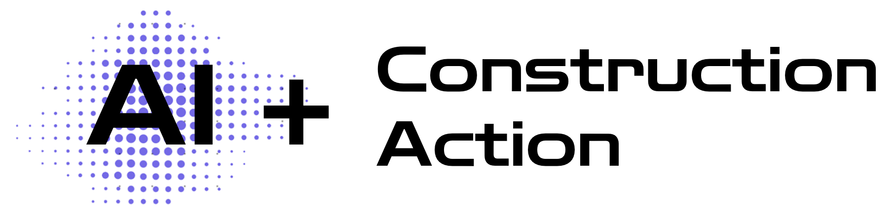 AI + Construction Action with logo branding